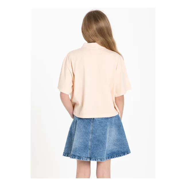 Polo Bristol Coton Bio | Rose pêche