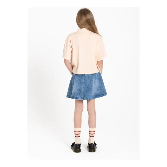 Polo Bristol Coton Bio | Rose pêche