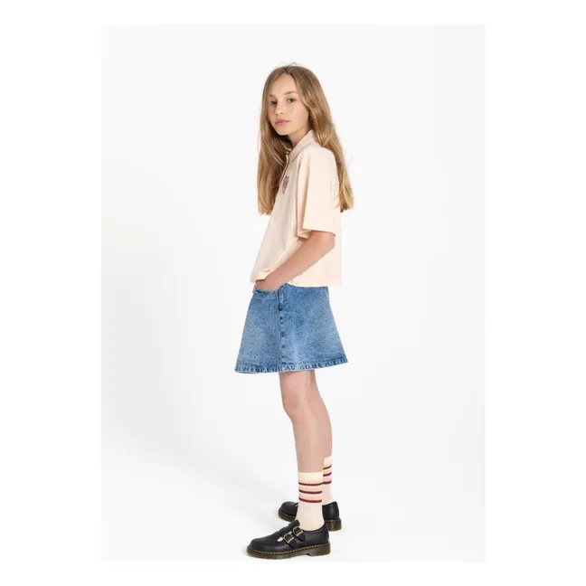 Polo Bristol Coton Bio | Rose pêche