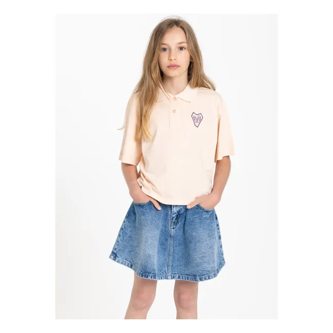 Polo Bristol Coton Bio | Rose pêche