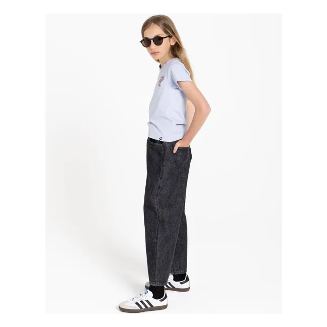 T-shirt Enid Coton Bio | Bleu Acier