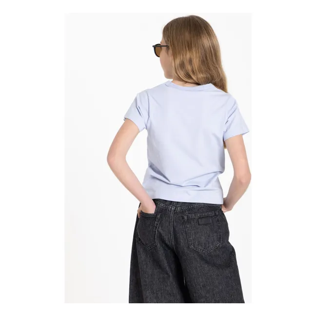 T-shirt Enid Coton Bio | Bleu Acier