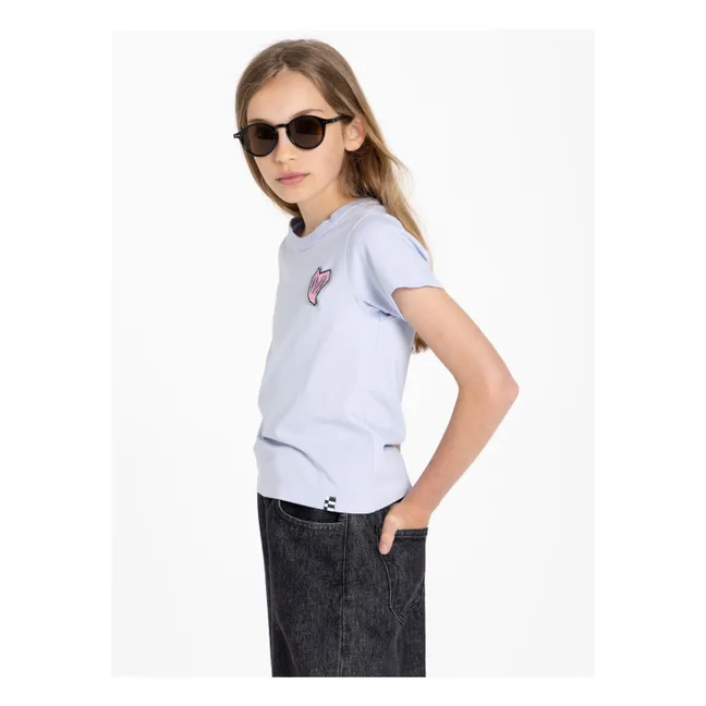 Enid organic cotton T-shirt | Steel