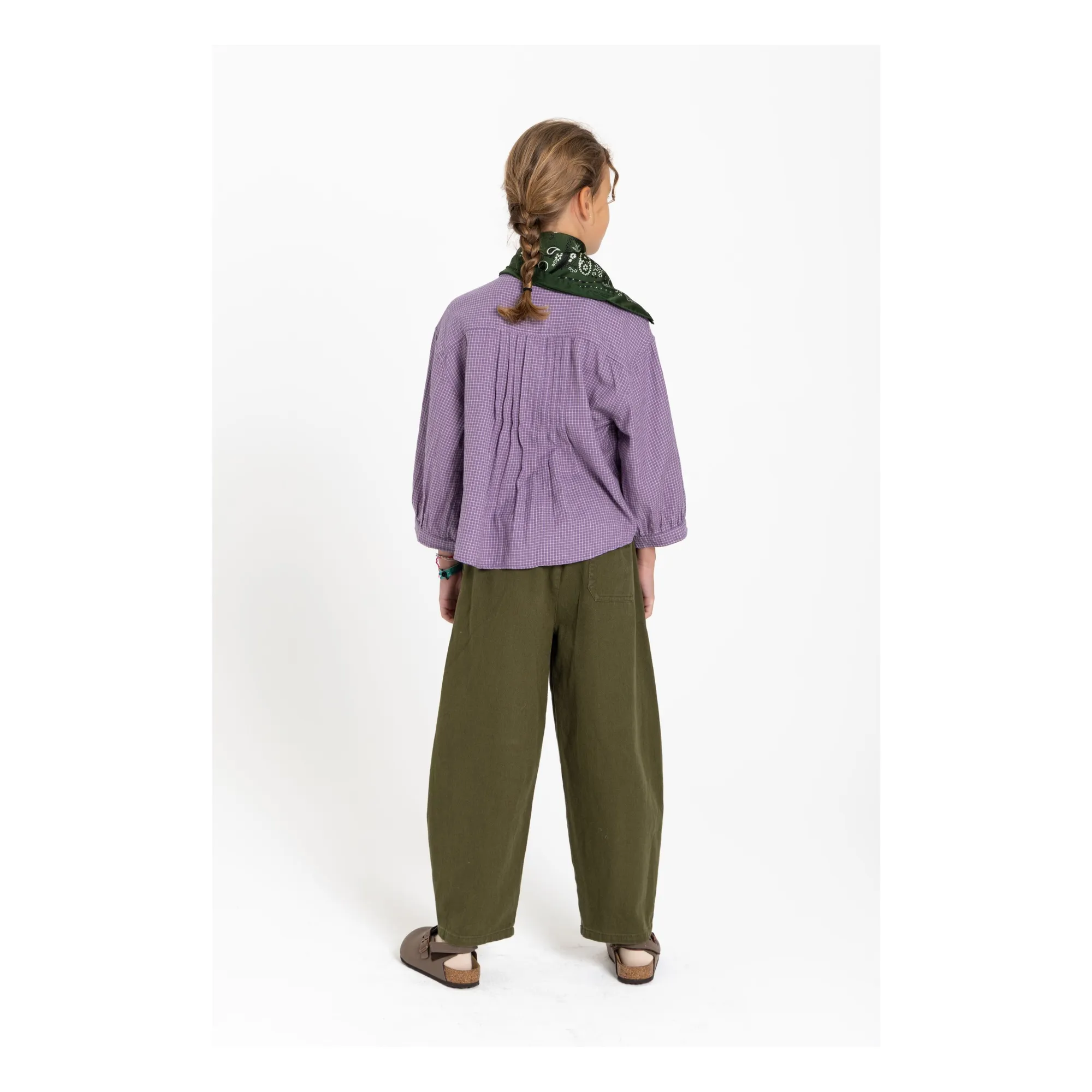 Blouse Maxine Carreaux | Lavande- Image produit n°7