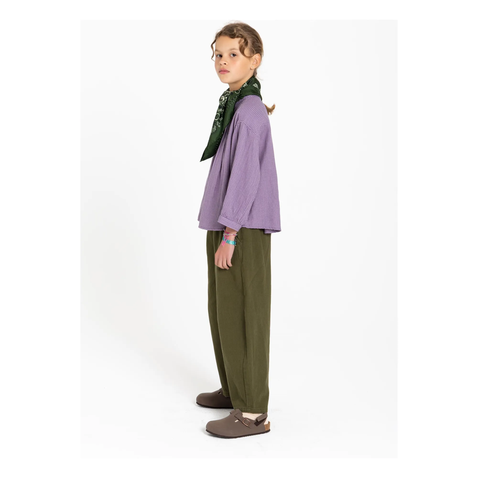 Blouse Maxine Carreaux | Lavande- Image produit n°8
