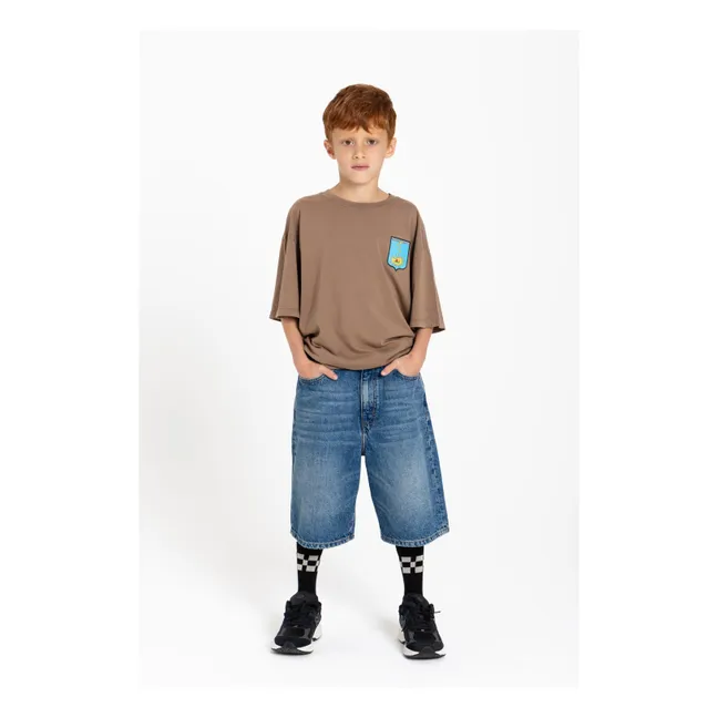 Bermuda Denim Oversize Sacha | Denim blue