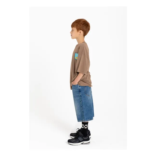 Bermuda Denim Oversize Sacha | Denim blue