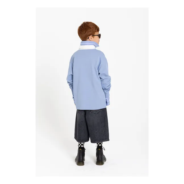 Bermuda Denim Oversize Sacha | Denim grey