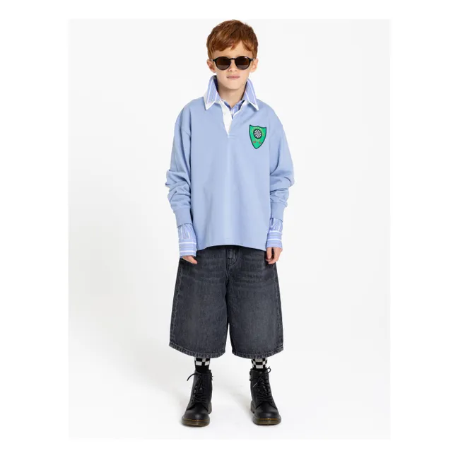 Bermuda Denim Oversize Sacha | Denim grey