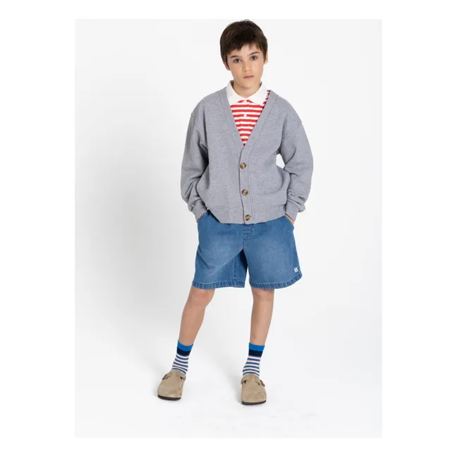 Denim Shorts Ample Tom | Blau