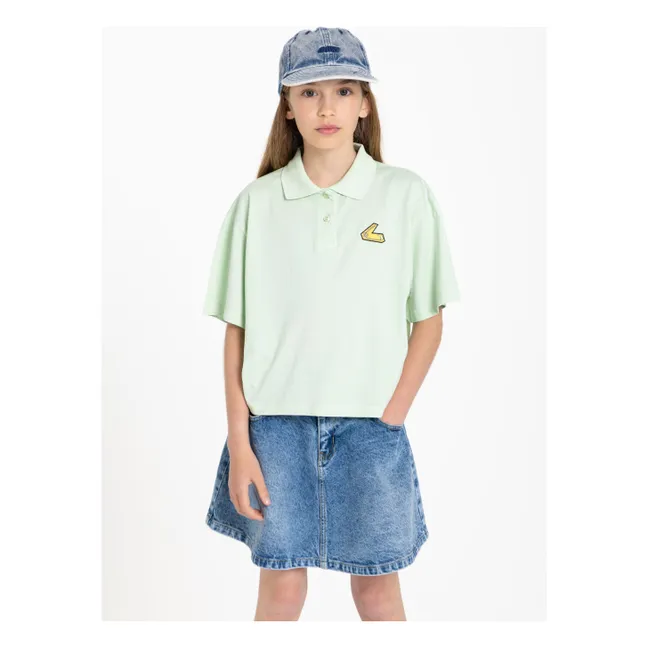 Polo Bristol Coton Bio | Vert amande