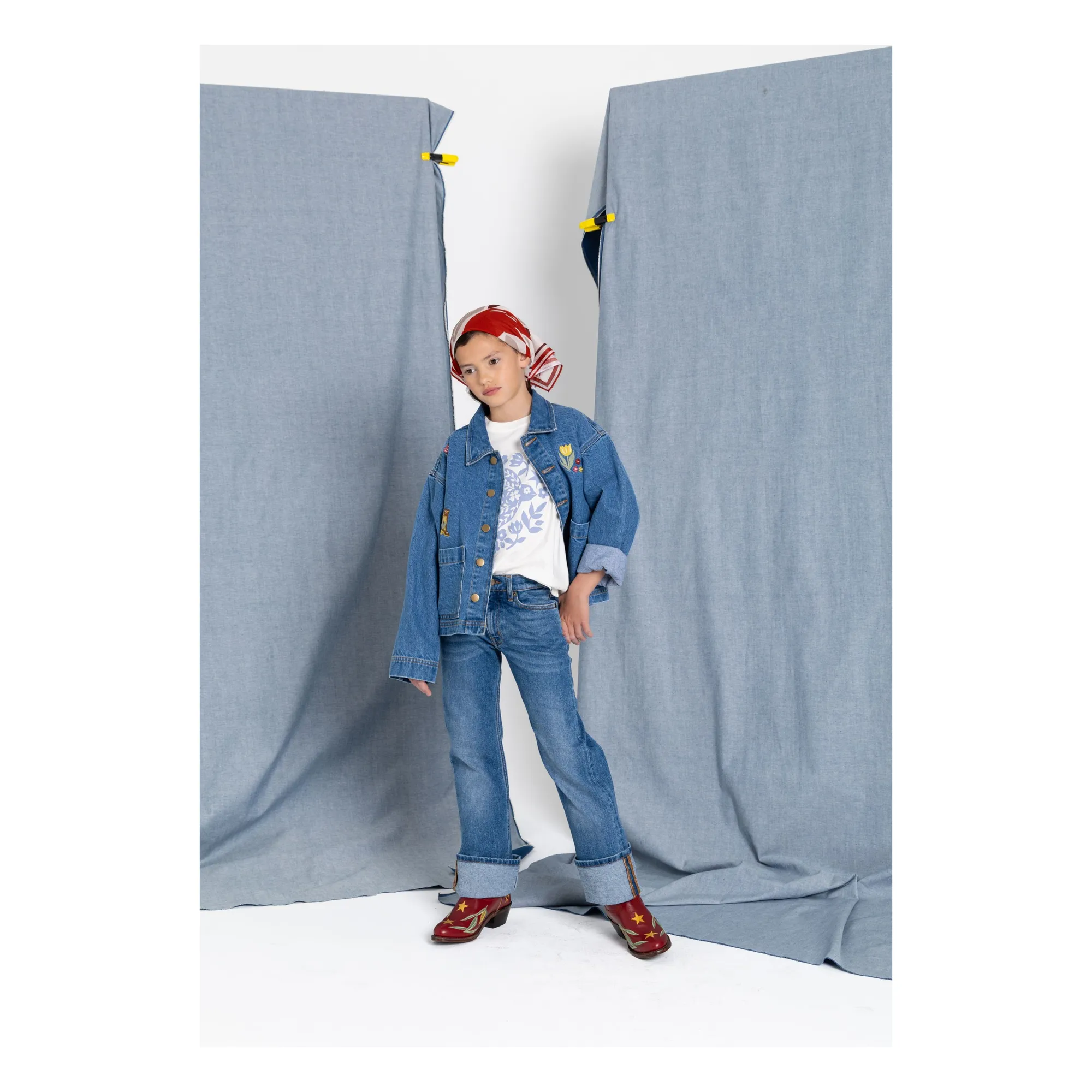 Veste Denim Mercury Bottes | Bleu- Image produit n°5