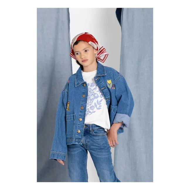 Denim Mercury Jacke Stiefel | Blau