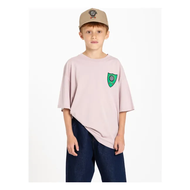 Camiseta Taylor de algodón orgánico | Rosa Viejo