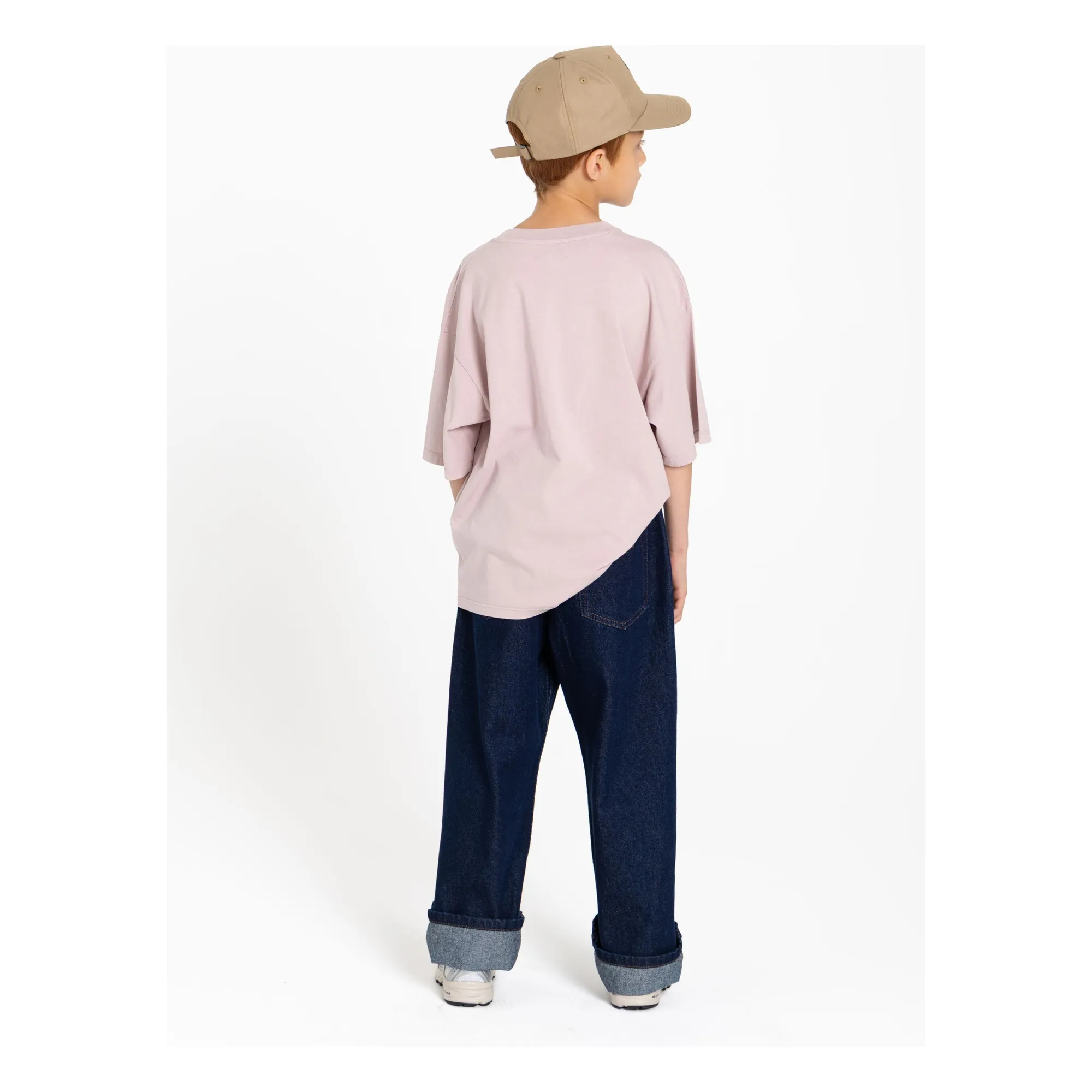 T-shirt Taylor Coton Bio | Vieux Rose- Image produit n°10