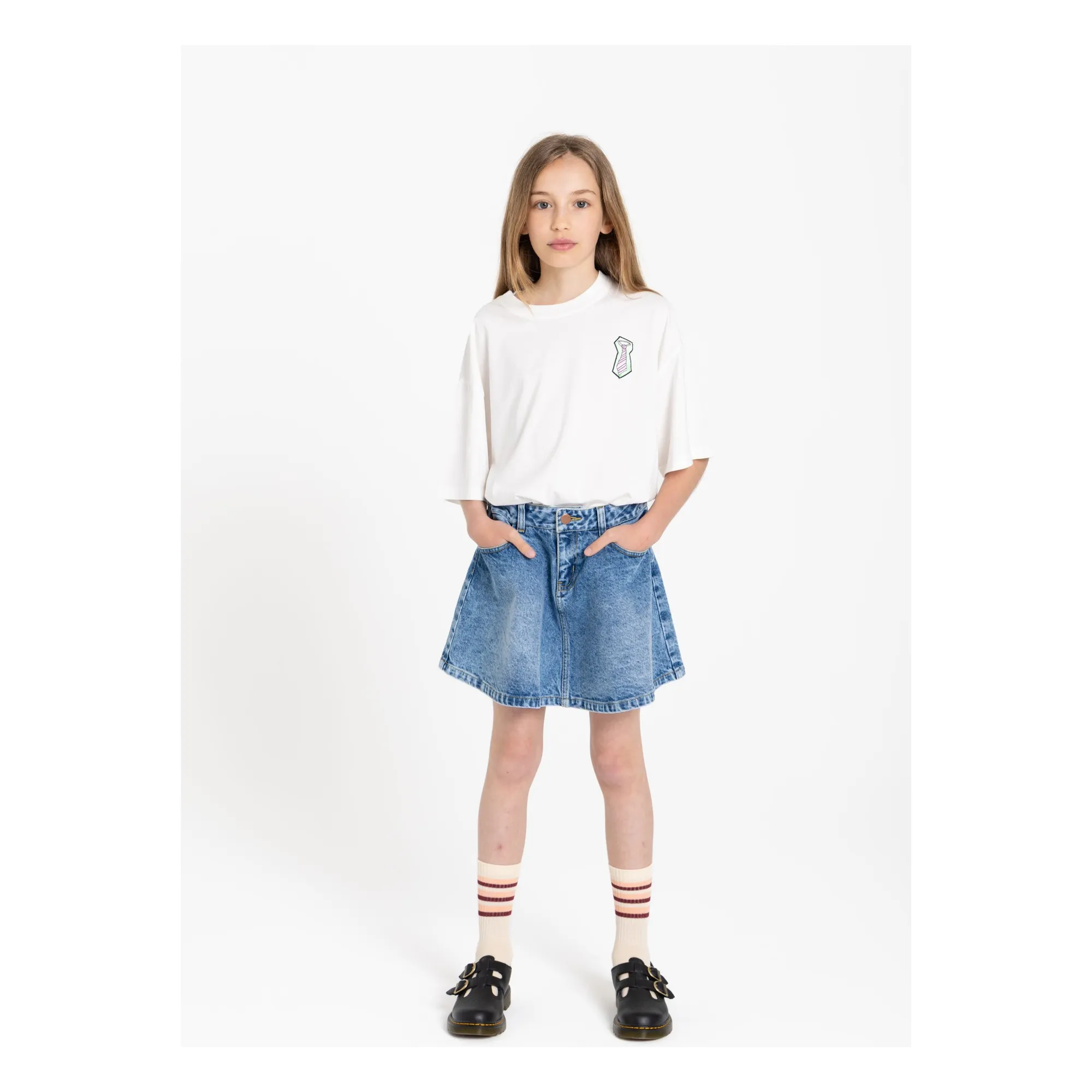 Jupe Denim Joplin | Bleu- Image produit n°11