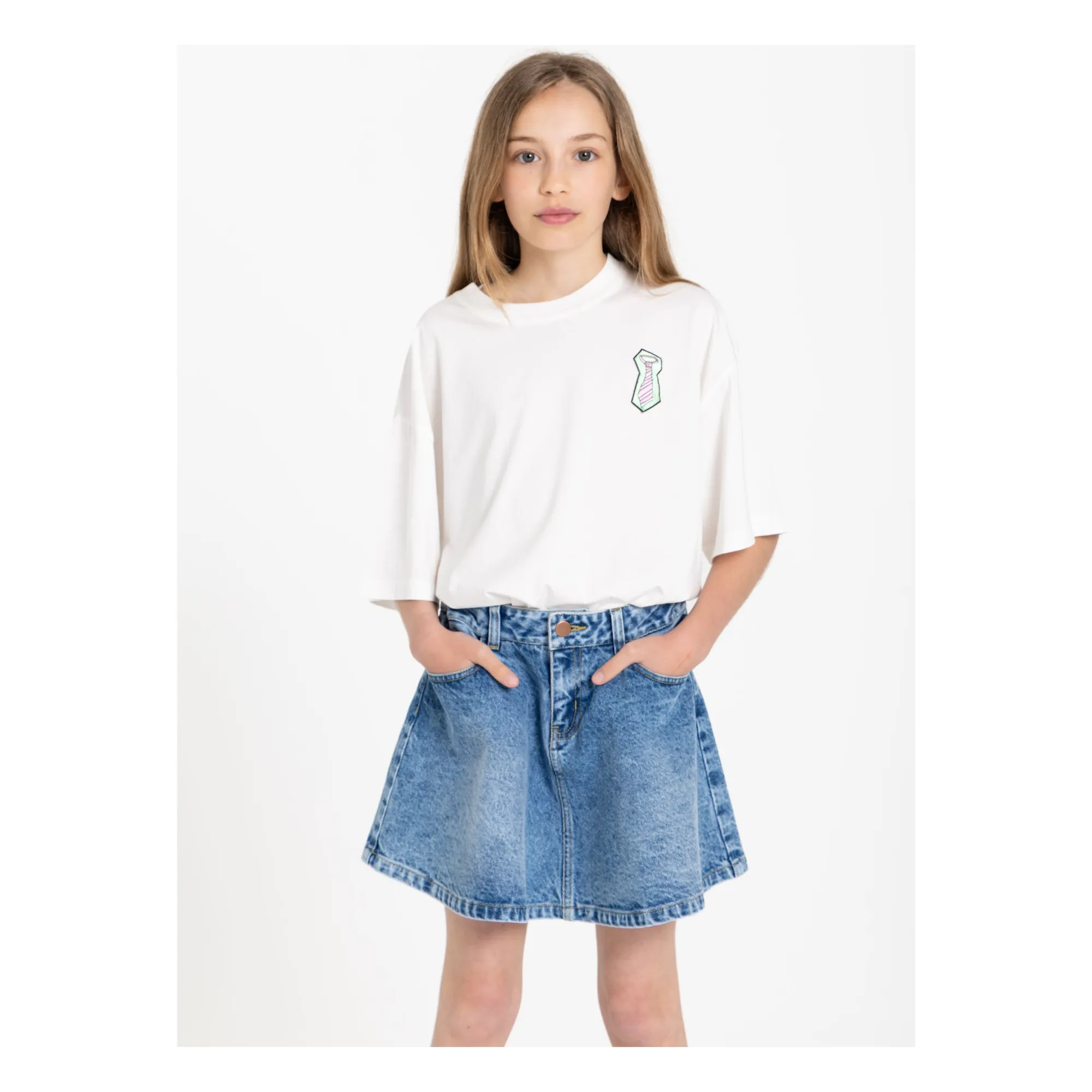 Jupe Denim Joplin | Bleu- Image produit n°9