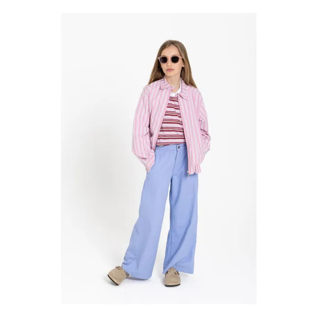 Paloma Wide Leg Pants | Pale blue
