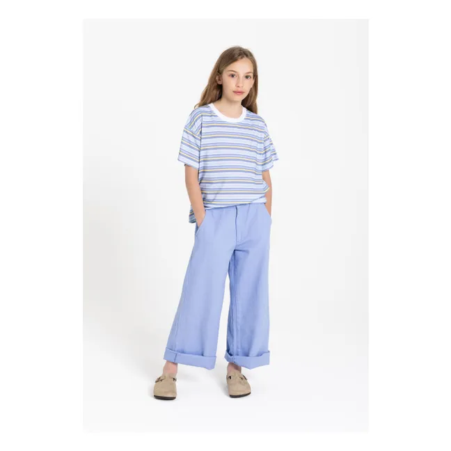Paloma Wide Leg Pants | Pale blue