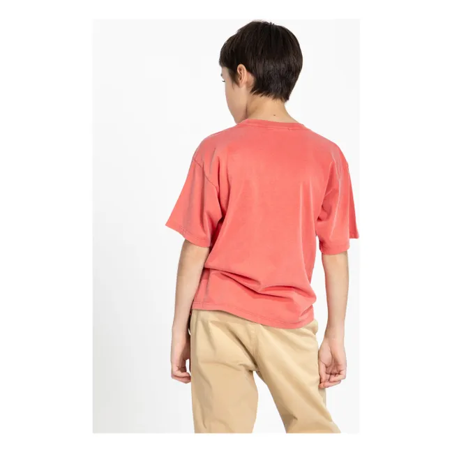 Camiseta Nils Algodón orgánico | Rojo Oscuro