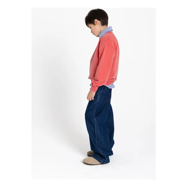 Arlo organic cotton sweatshirt | Dark red