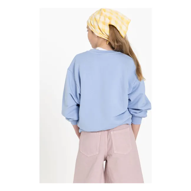 Sudadera Maia de algodón orgánico | Azul Pálido