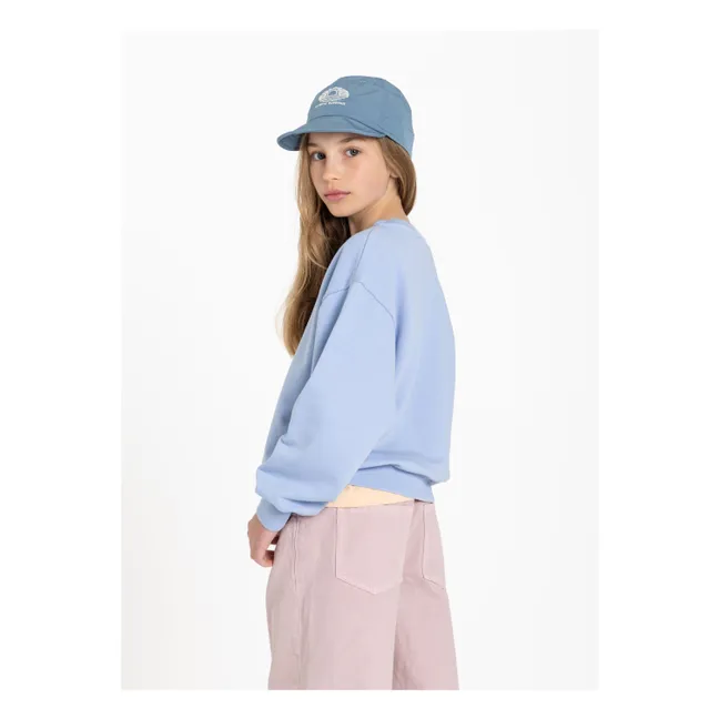 Sudadera Maia de algodón orgánico | Azul Pálido