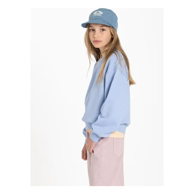 Sudadera Maia de algodón orgánico | Azul Pálido