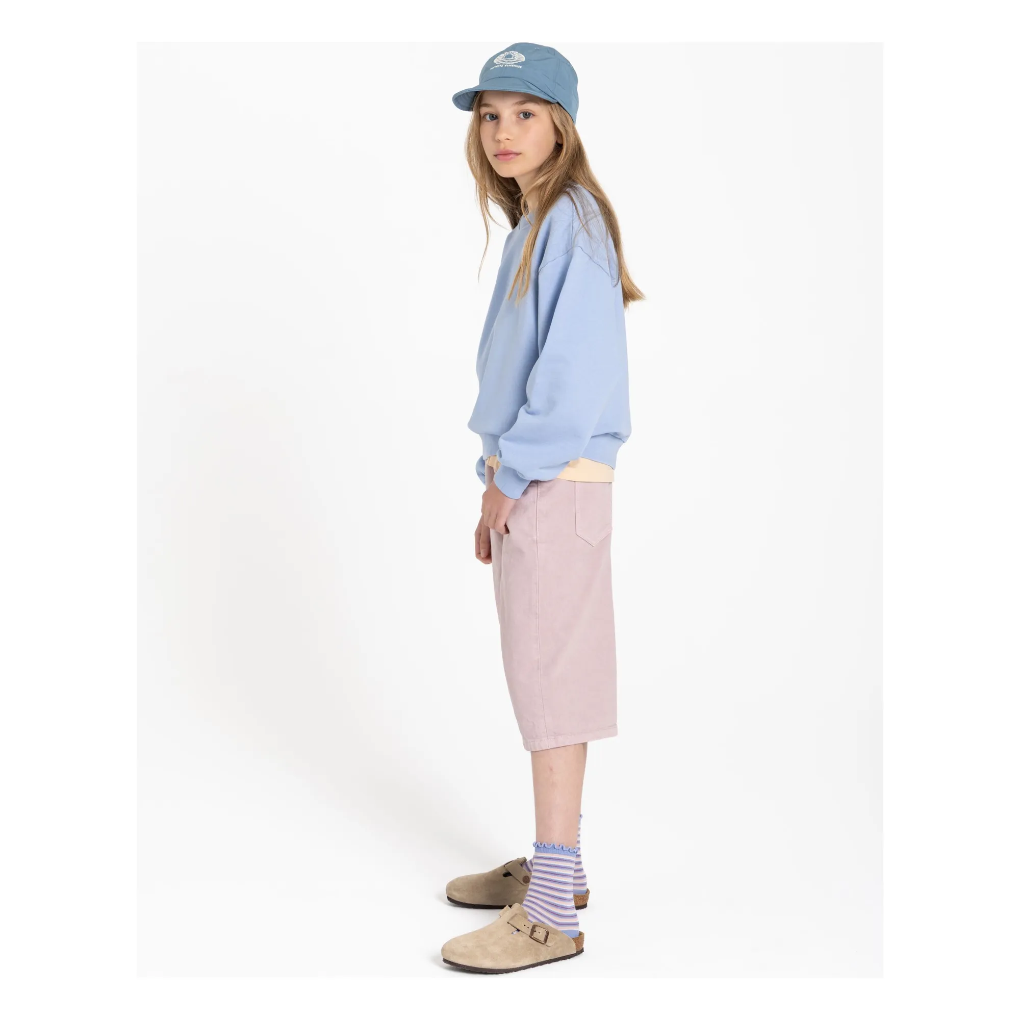 Sweat Maia Coton Bio | Bleu pâle- Image produit n°10