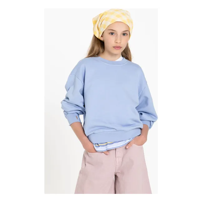 Sudadera Maia de algodón orgánico | Azul Pálido