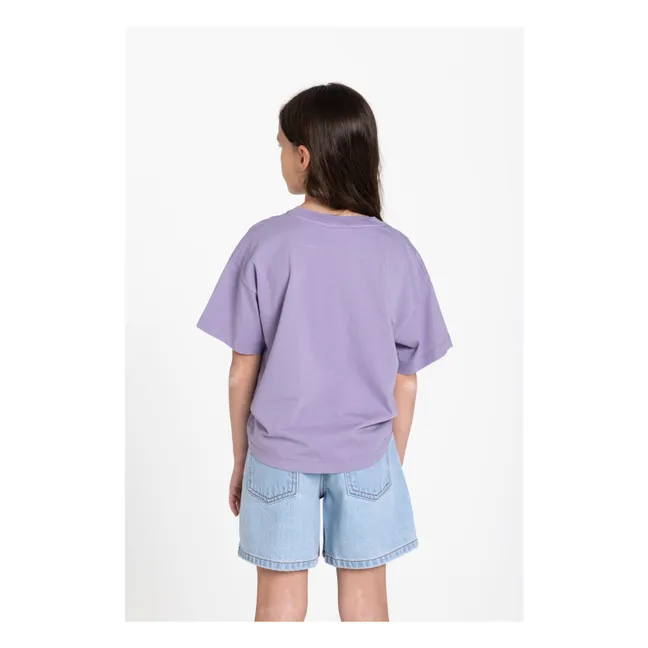 T-shirt Luna Serpent Coton Bio | Lavande