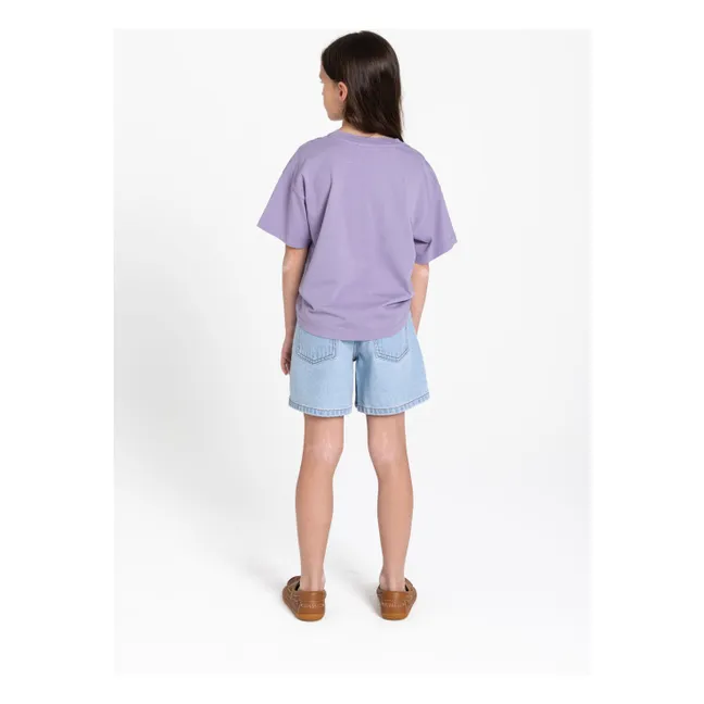 Camiseta Luna Snake Algodón orgánico | Lavanda