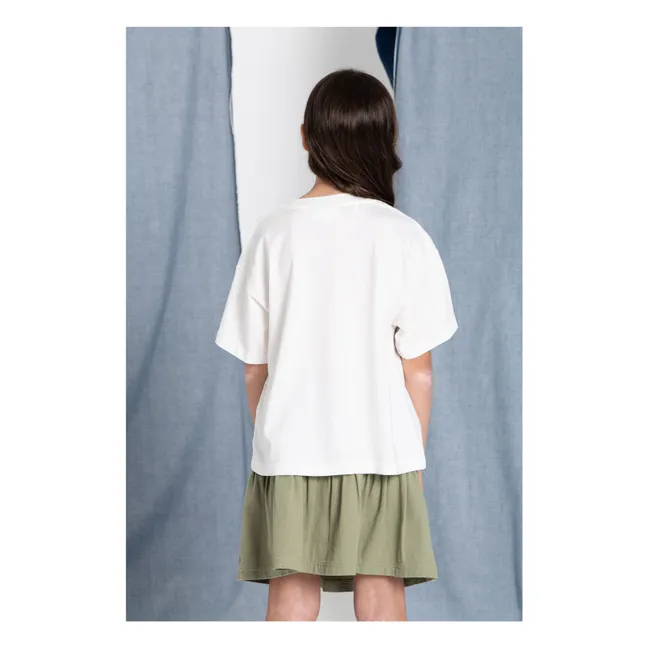 T-shirt Luna Bottes Coton Bio | Blanc