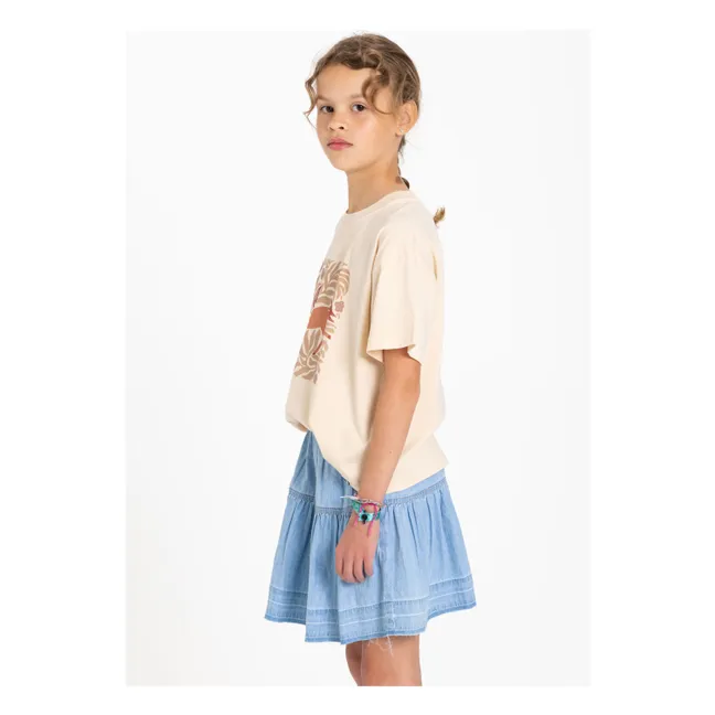 Luna Cheval organic cotton T-shirt | Cream