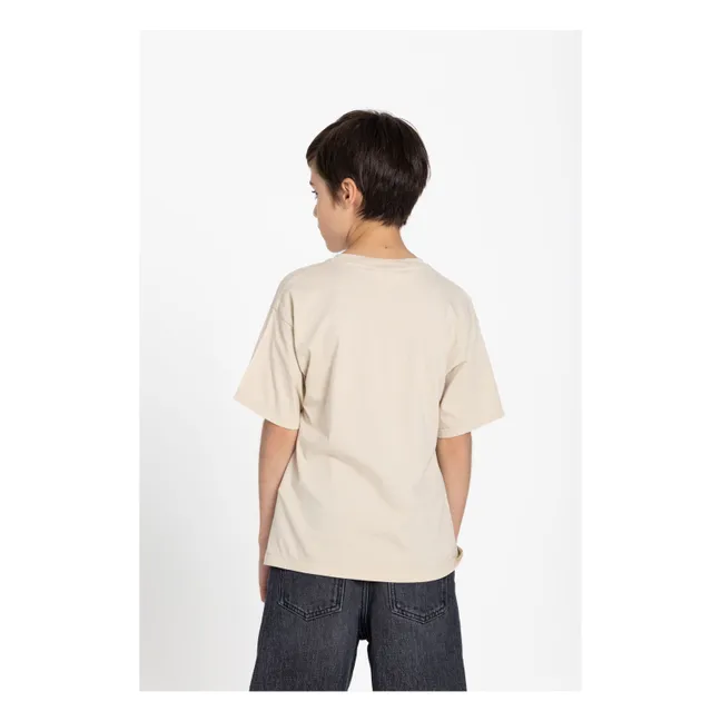 Camiseta Finn de algodón ecológico | Beige