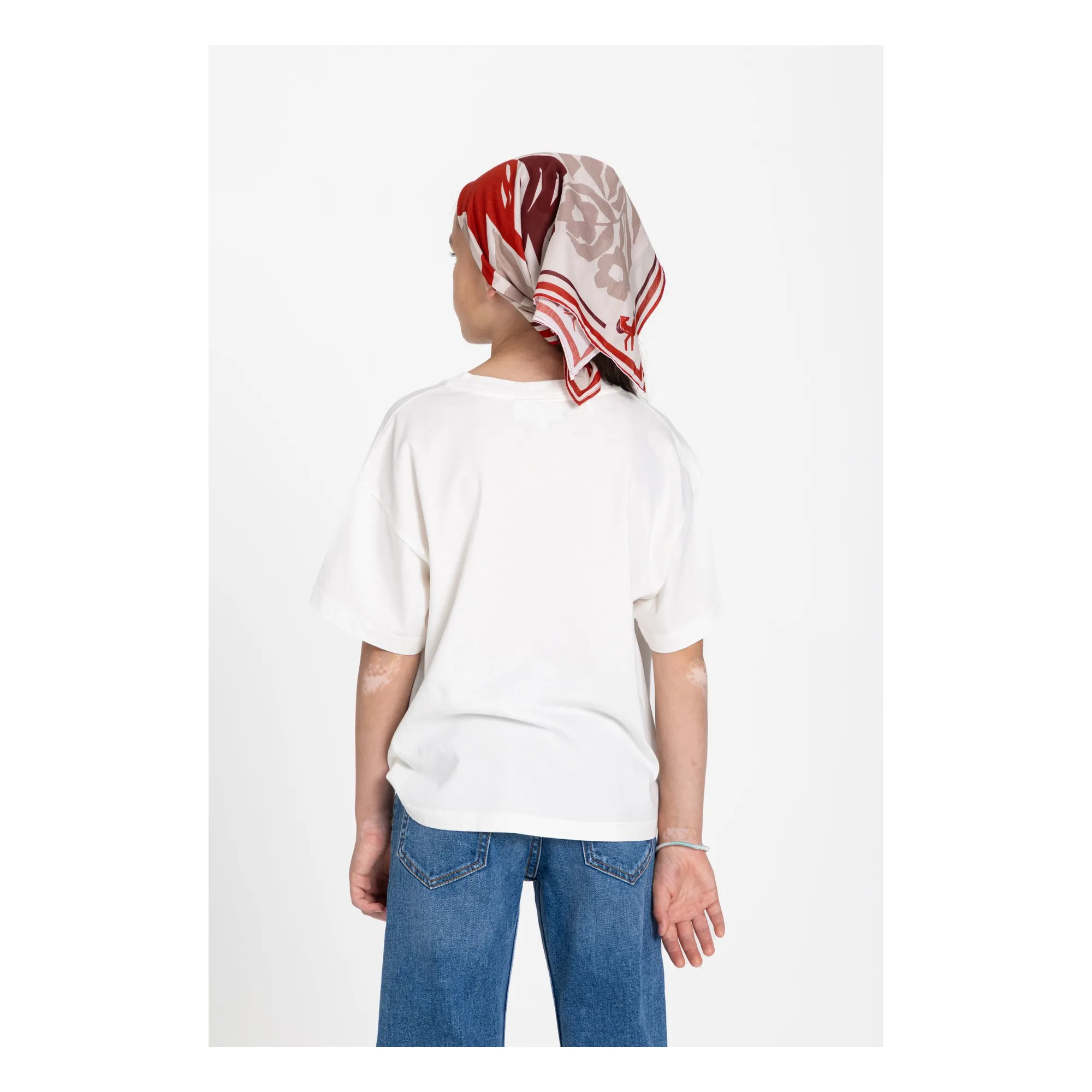 T-shirt Luna Oiseau Coton Bio | Blanc- Image produit n°5