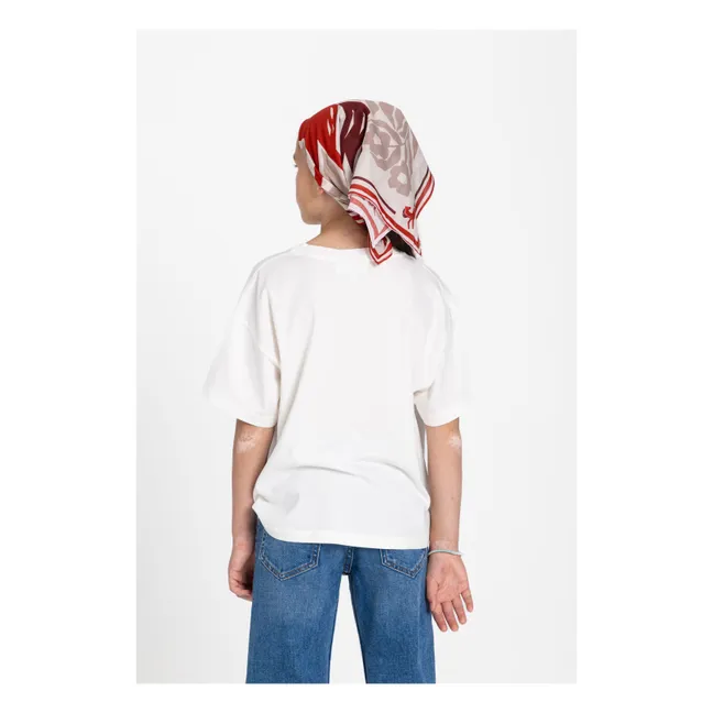T-shirt Luna Oiseau Coton Bio | Blanc
