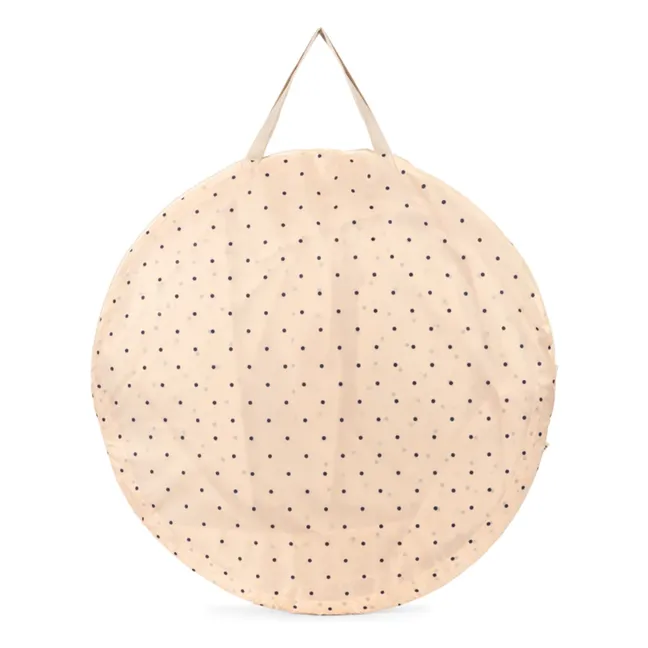 Tente de plage pop up Navy Dots | Beige