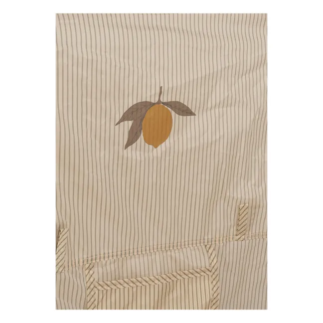 Tente de plage pop up Tea Stripe | Beige