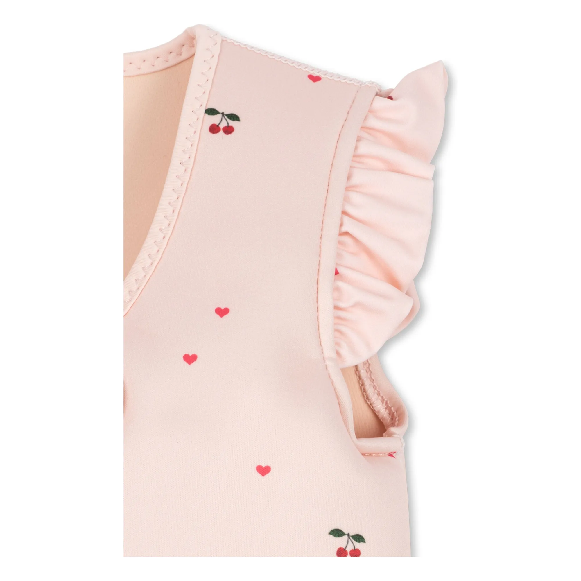 Gilet de natation Cherry Cœur | Rose- Image produit n°2