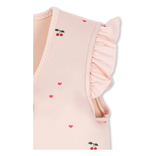 Gilet de natation Cherry Cœur | Rose