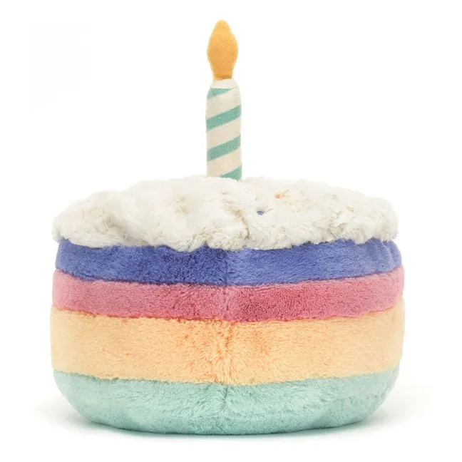 Peluche Gâteau d'anniversaire Rainbow