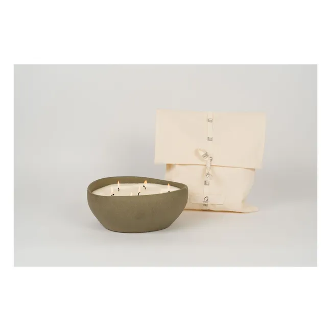 Bougie d'intérieur parfumée Doteki | Vert mousse
