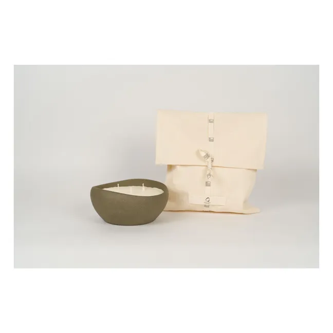 Bougie d'intérieur parfumée Doteki | Vert mousse