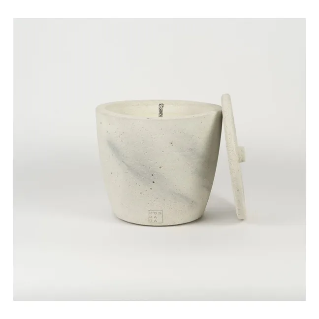 Bougie d'extérieur avec couvercle parfum neutre Urban Garden | Gris
