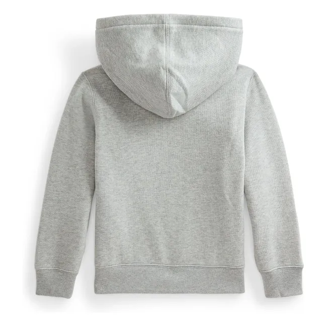 Felpa con cappuccio con logo | Grigio