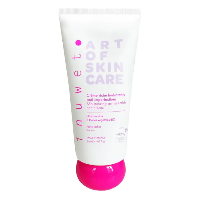 Crème visage riche hydratante anti-imperfections