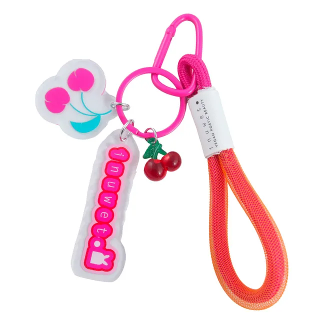Llavero de aceite labial Cherry Berry | Rosa