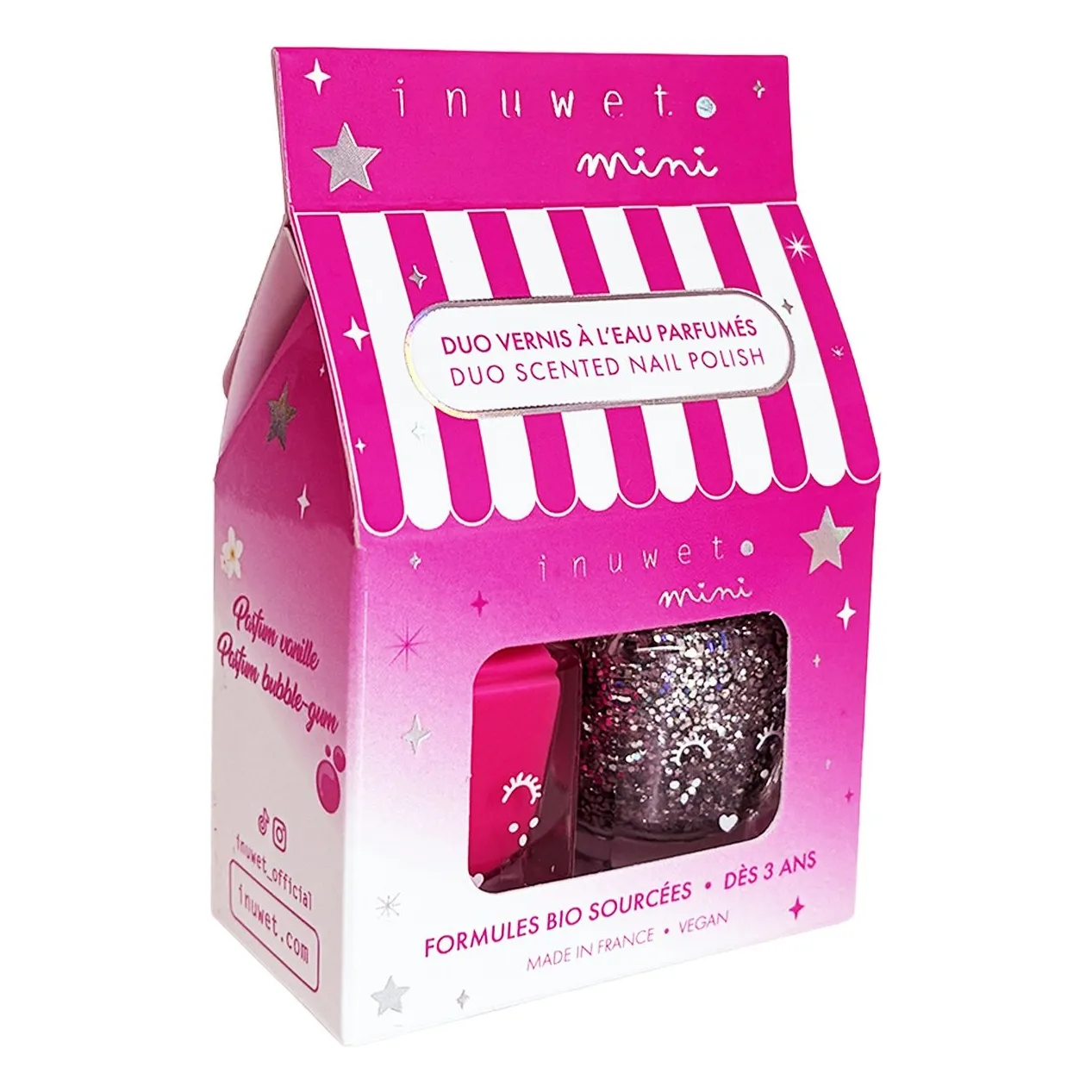 Duo vernis à l'eau Bubble gum-Vanille | Rose- Image produit n°2