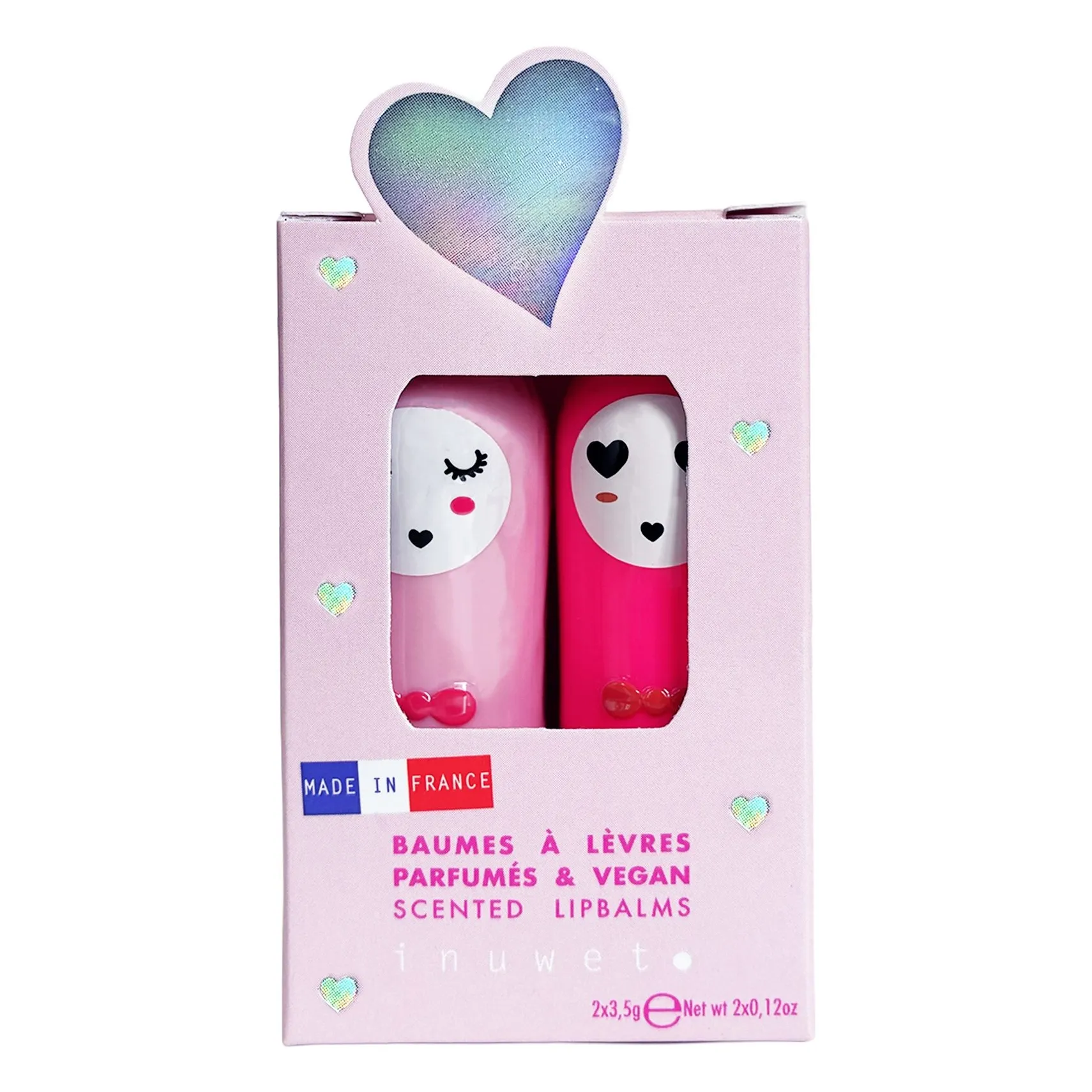 Duo baumes à lèvres Bloom - fraise et cerise- Image produit n°0